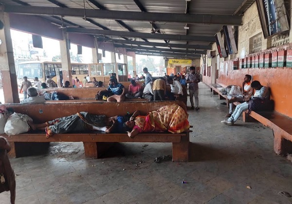 tulajapur st bus stand